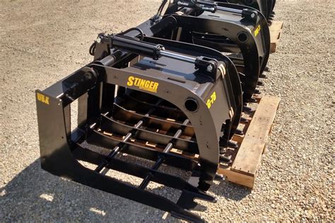 72 root grapple rake attachment for skid steer|used root grapple for sale.